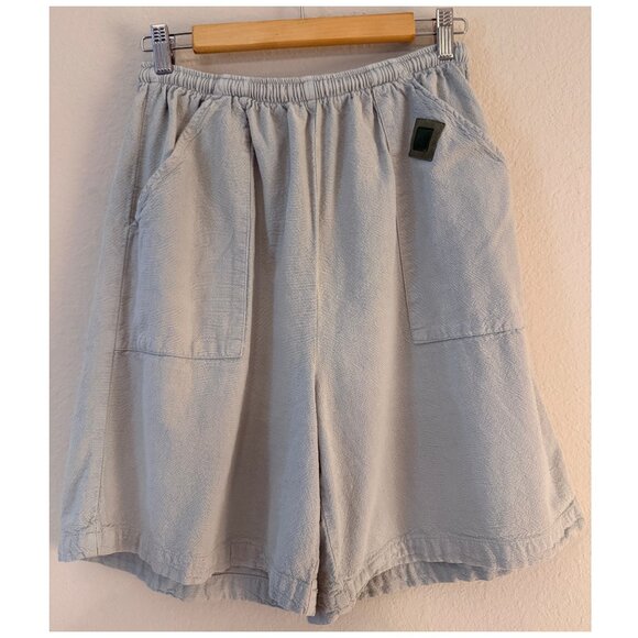 Vintage 90s WEK Casual Elastic Waist Shorts M/L - Picture 4 of 8